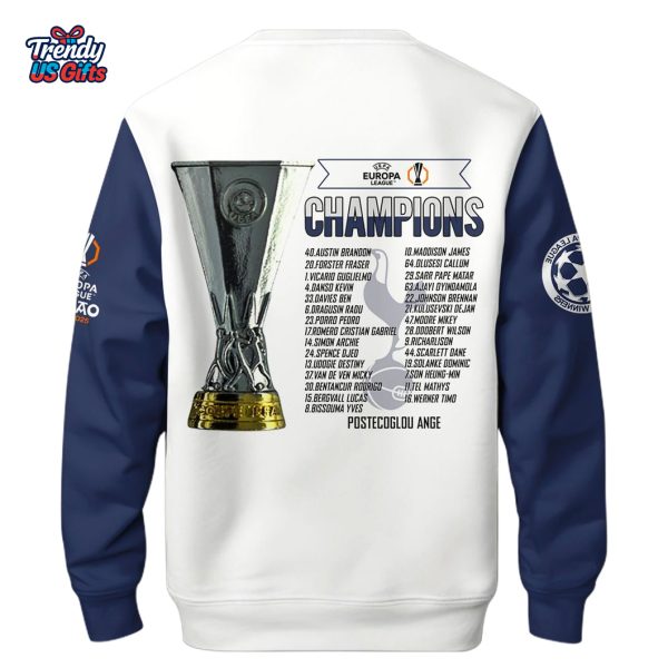 Tottenham UEFA Europa League 2025 Champions Special Sweatshirt