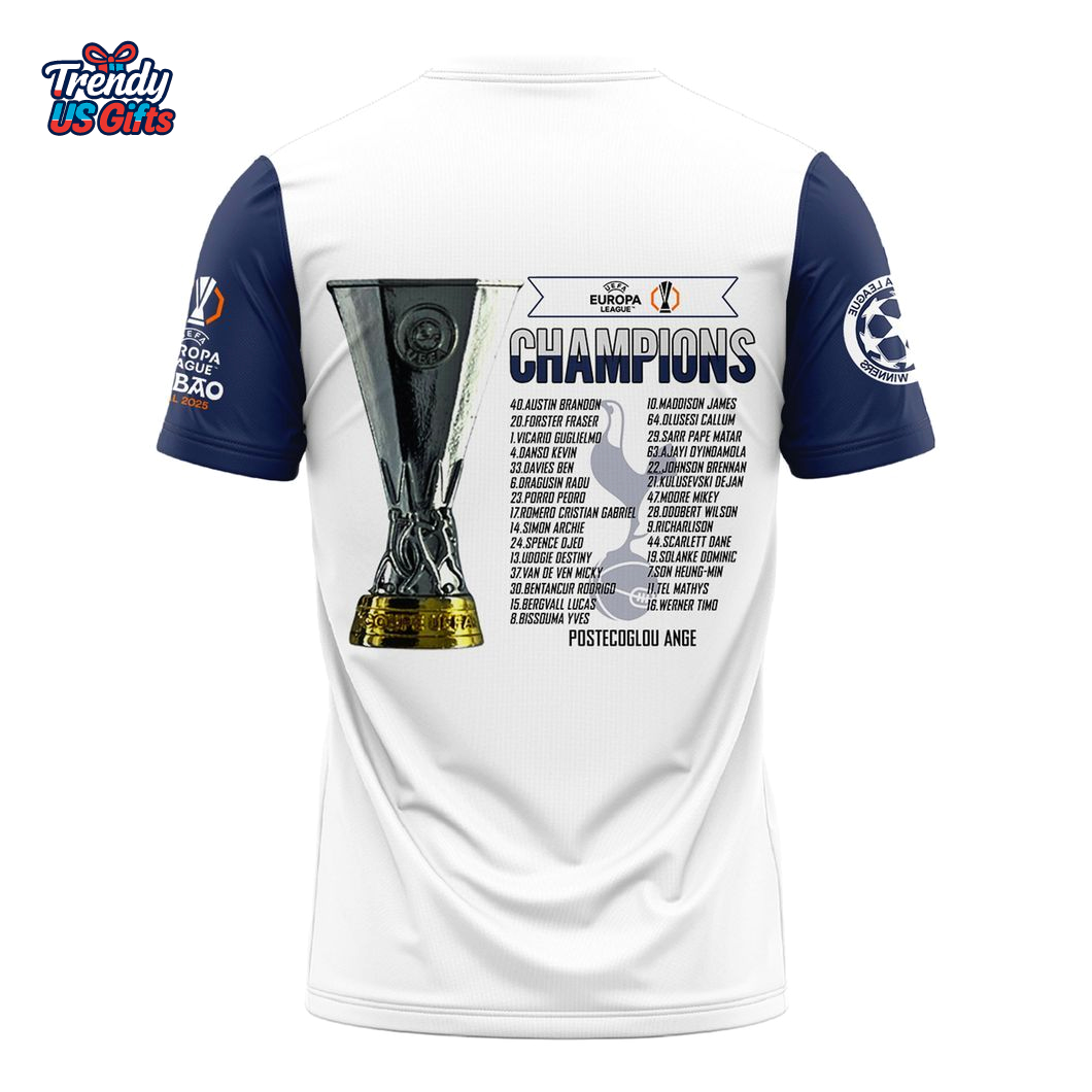 Tottenham UEFA Europa League 2025 Champions Special Sweatshirt Tottenham UEFA Europa League 2025 Champions Special Sweatshirt