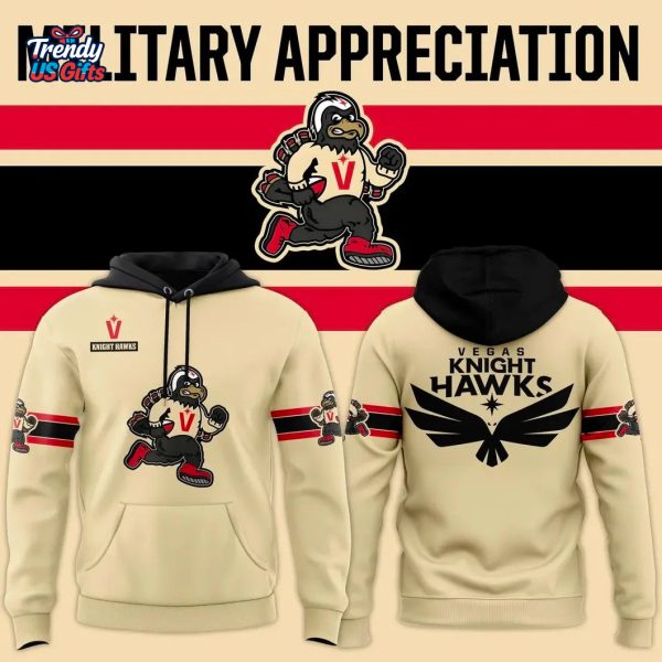 Vegas Knight Hawks 2025 Military Night Hoodie
