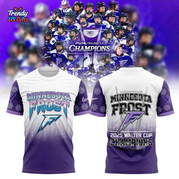 Water Cup Champions 2025 Minnesota Frost T-Shirt