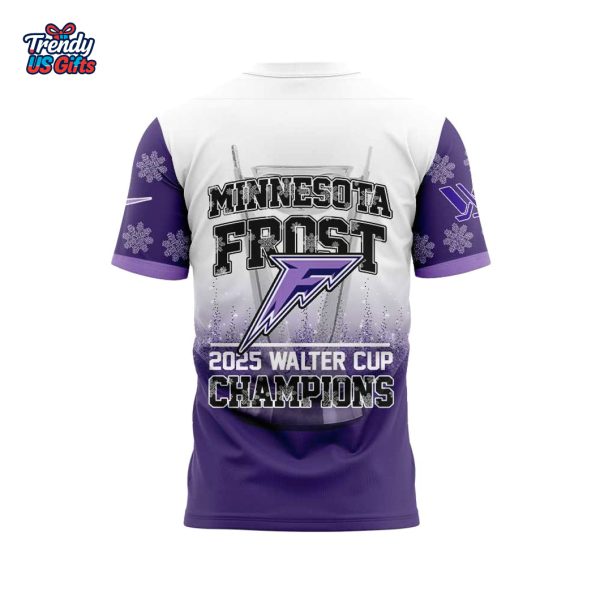 Water Cup Champions 2025 Minnesota Frost T-Shirt