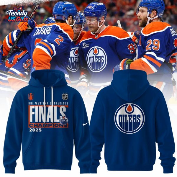 WEST 2025 Edmonton Oilers Champions Special Hoodie