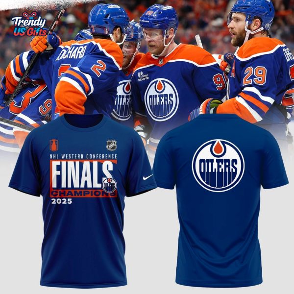WEST 2025 Edmonton Oilers Champions T-Shirt