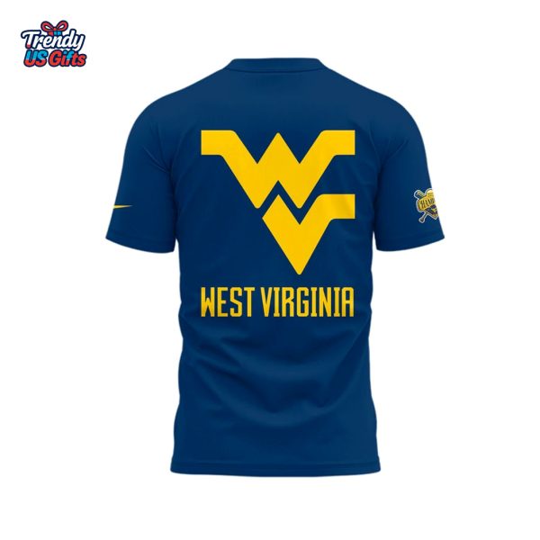 West Virginia Mountaineers Baseball Champions 2025 Navy T-Shirt
