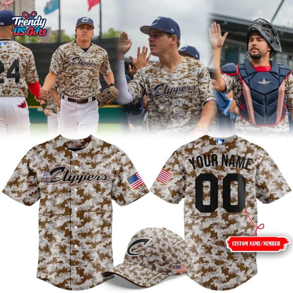 Columbus Clippers Armed Forces Day 2025 Baseball Jersey