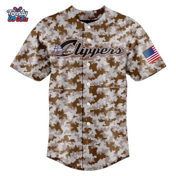 Columbus Clippers Armed Forces Day 2025 Baseball Jersey