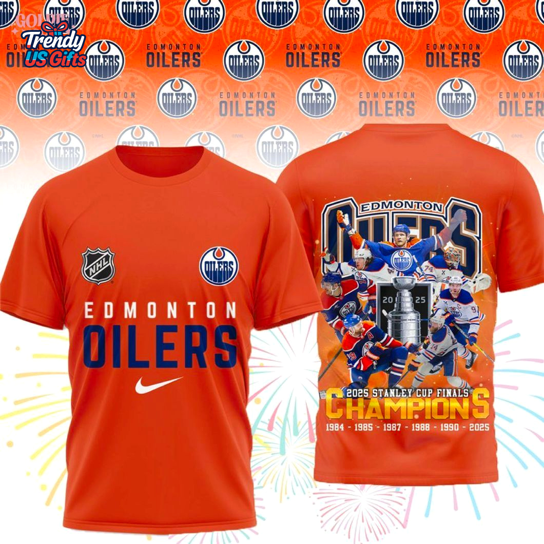 Edmonton Oilers 2025 Stanley Cup Champions Limited T-Shirt Edmonton Oilers 2025 Stanley Cup Champions Limited T-Shirt