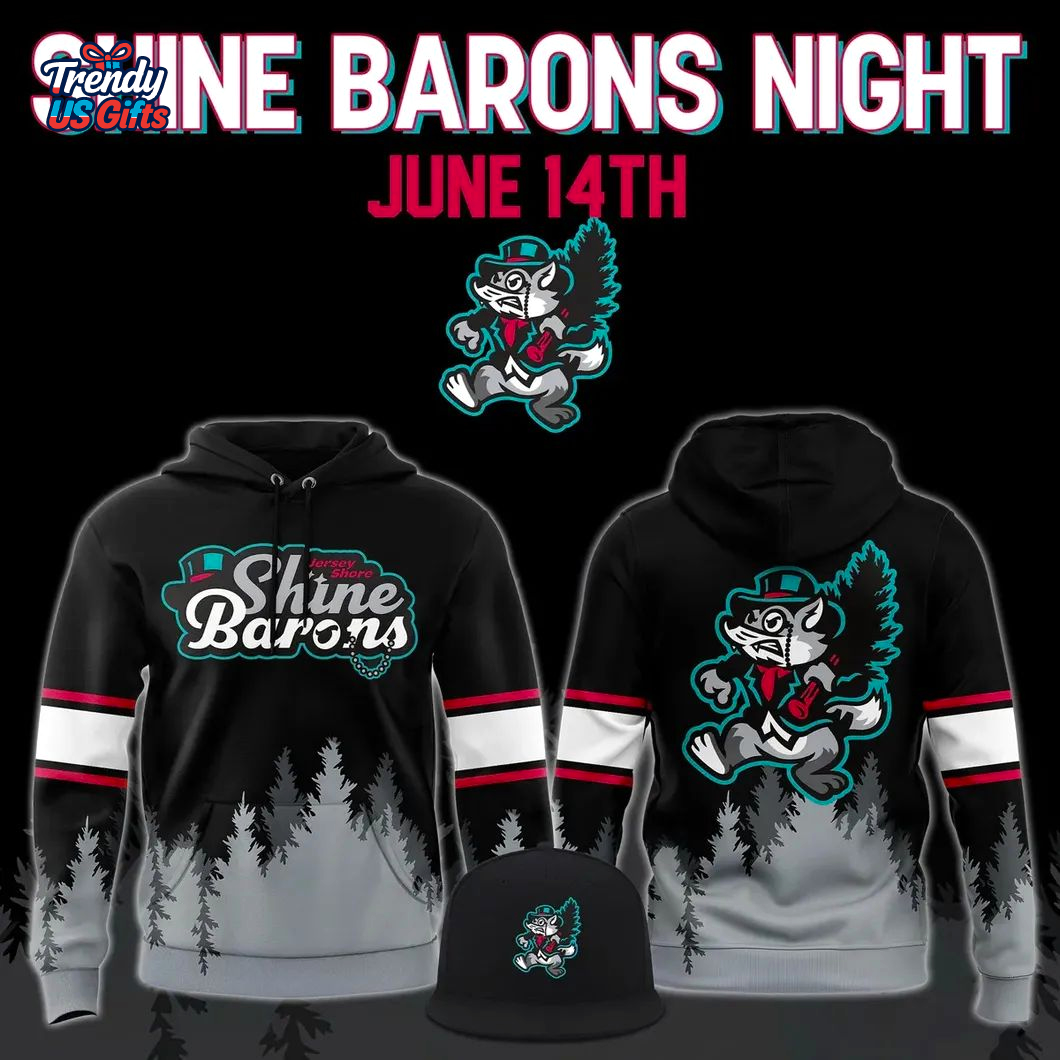 Jersey Shore BlueClaws x Shine Barons 2025 New Hoodie Jersey Shore BlueClaws x Shine Barons 2025 New Hoodie