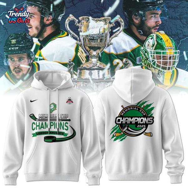 London Knights Memorial Cup Champions 2025 For Fans Hoodie