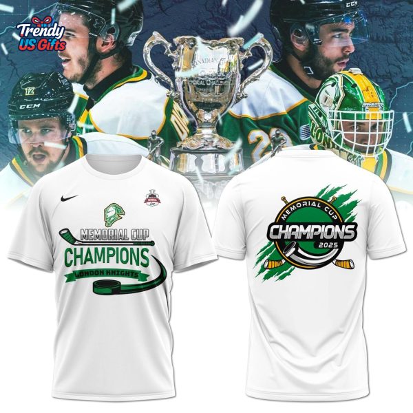 London Knights Memorial Cup Champions 2025 For Fans T-Shirt