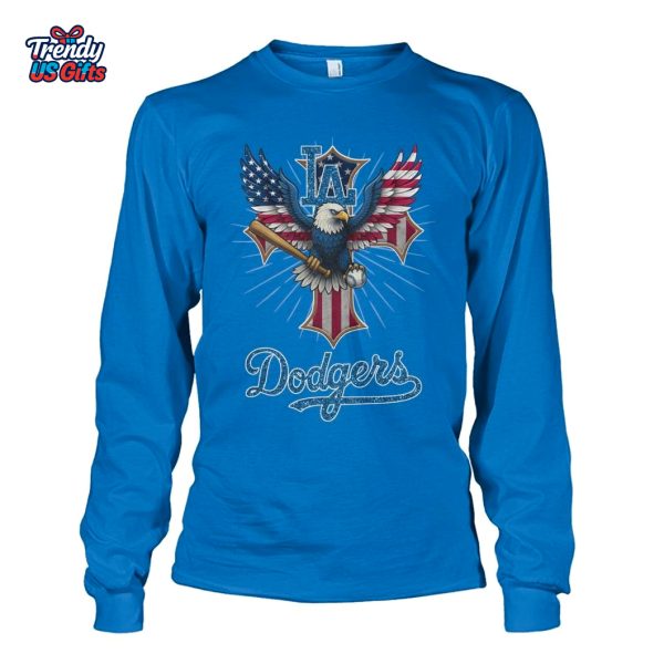 Los Angeles Dodgers American Eagle For Fans T-Shirt