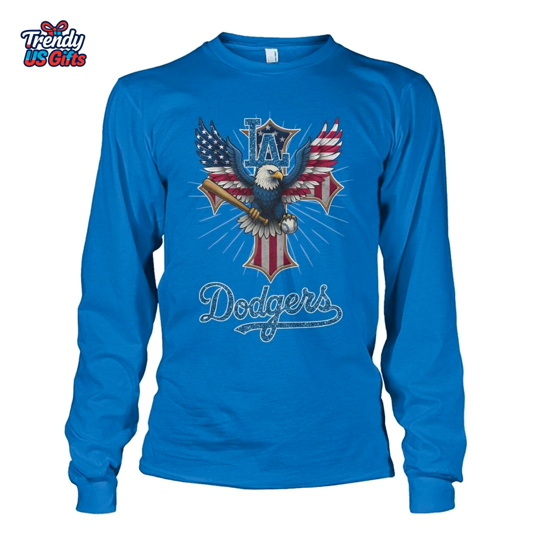 Los Angeles Dodgers American Eagle For Fans T-Shirt Los Angeles Dodgers American Eagle For Fans T-Shirt