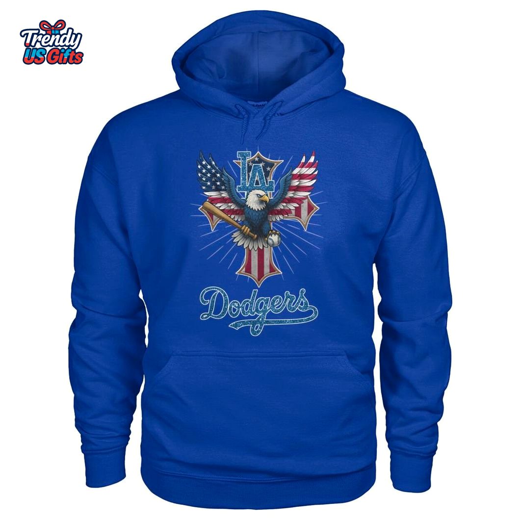 Los Angeles Dodgers American Eagle For Fans T-Shirt Los Angeles Dodgers American Eagle For Fans T-Shirt