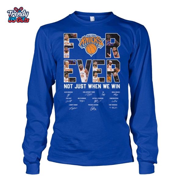 New York Kicks Forever Not Just When We Win 2025 T-Shirt