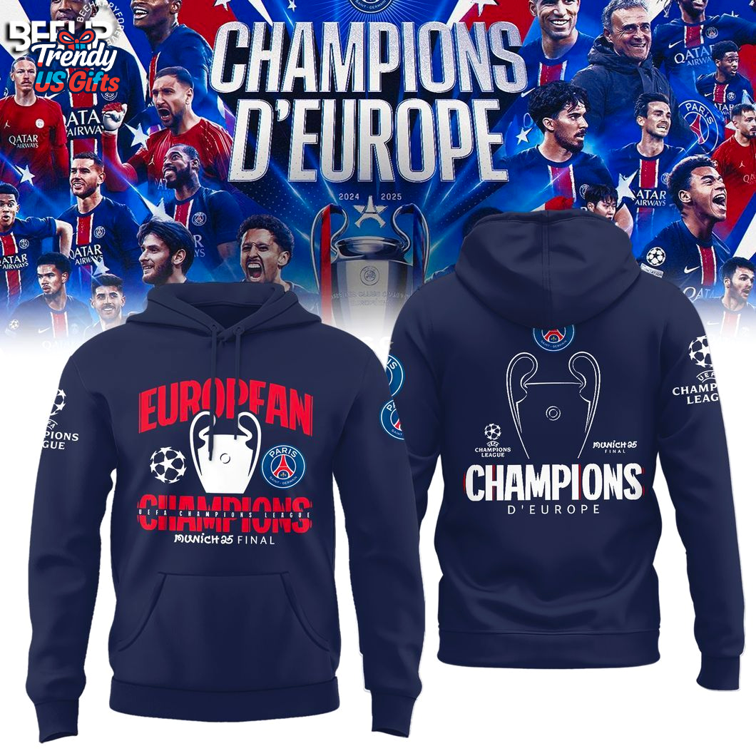 Paris Saint Germain UEFA Champions 2025 Special Edition Hoodie Paris Saint Germain UEFA Champions 2025 Special Edition Hoodie