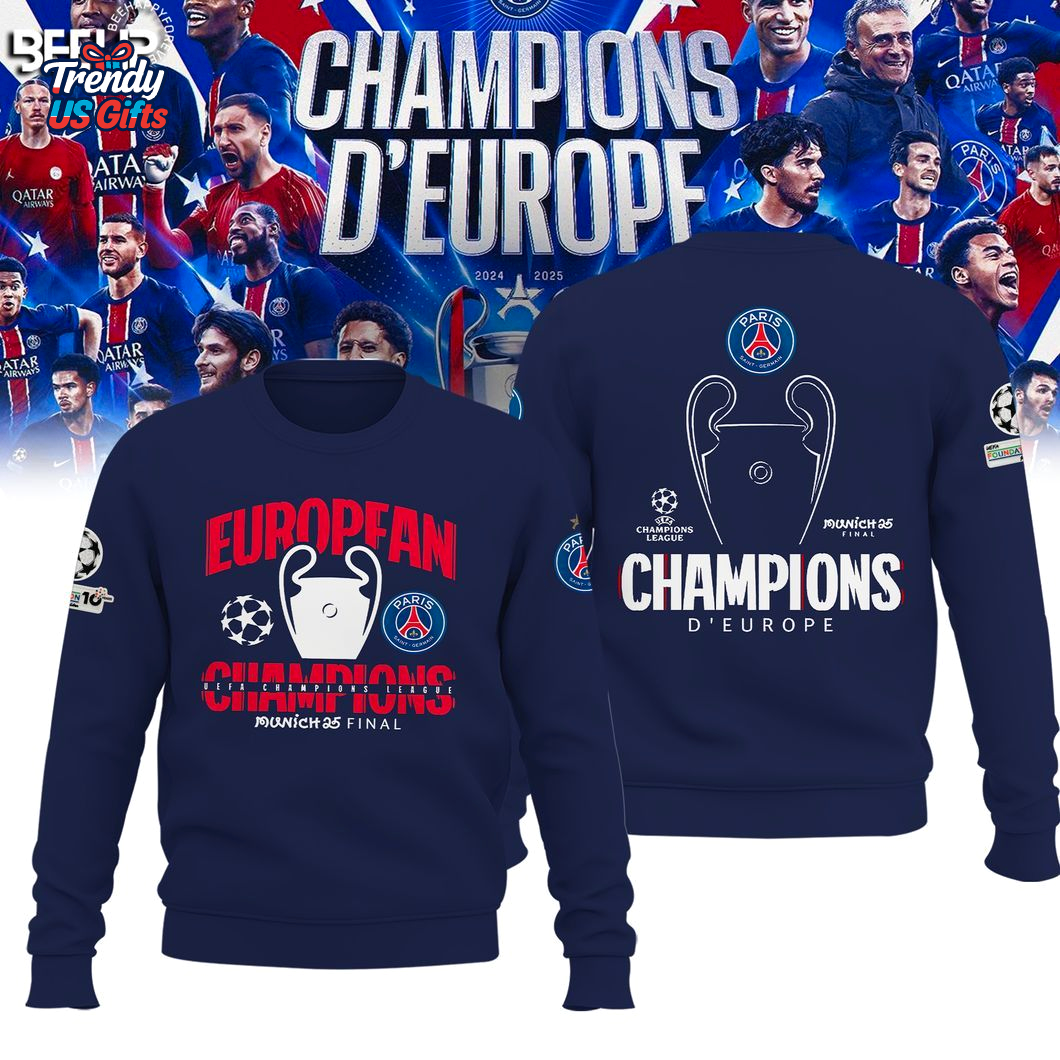 Paris Saint Germain UEFA Champions 2025 Special Edition Hoodie Paris Saint Germain UEFA Champions 2025 Special Edition Hoodie