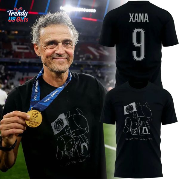 Paris Saint Germain x Coach Luis Enrique We Are The Champion 2025 T-Shirt