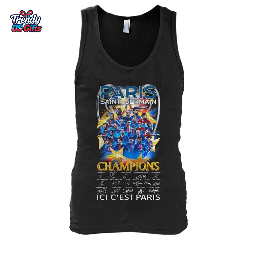 Paris Saint German Champions 2025 ICI C'est Paris T-Shirt Paris Saint German Champions 2025 ICI C'est Paris T-Shirt