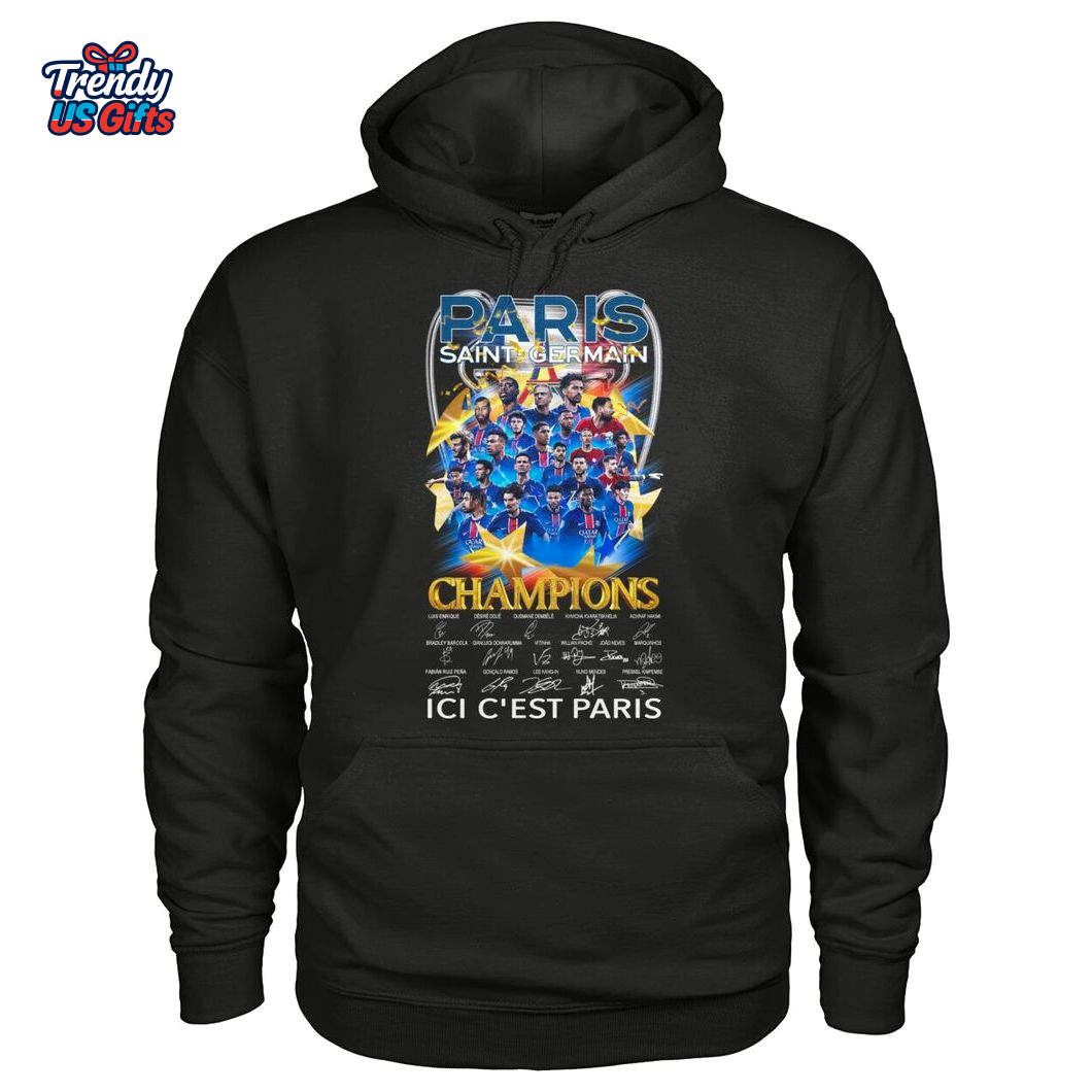 Paris Saint German Champions 2025 ICI C'est Paris T-Shirt Paris Saint German Champions 2025 ICI C'est Paris T-Shirt