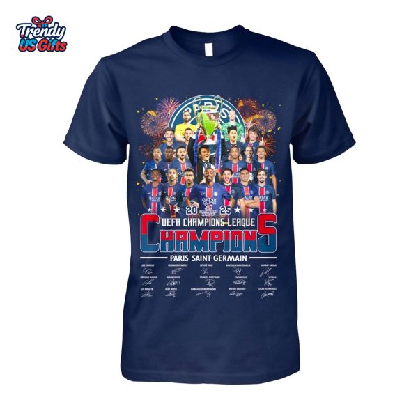 Paris Saint German UEFA Champions League 2025 T-Shirt
