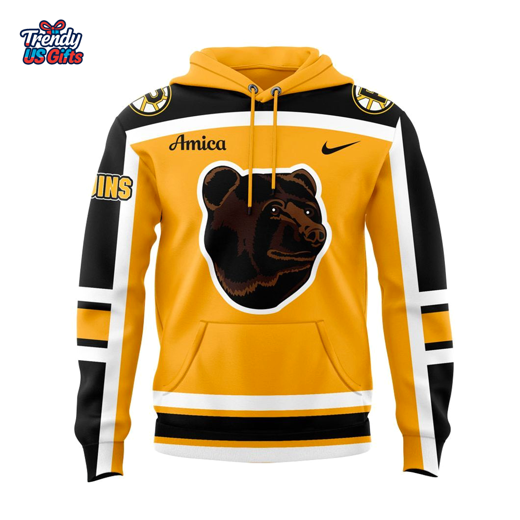 Providence Bruins Reverse Retro Pooh Bear 2025 Special Hoodie Providence Bruins Reverse Retro Pooh Bear 2025 Special Hoodie