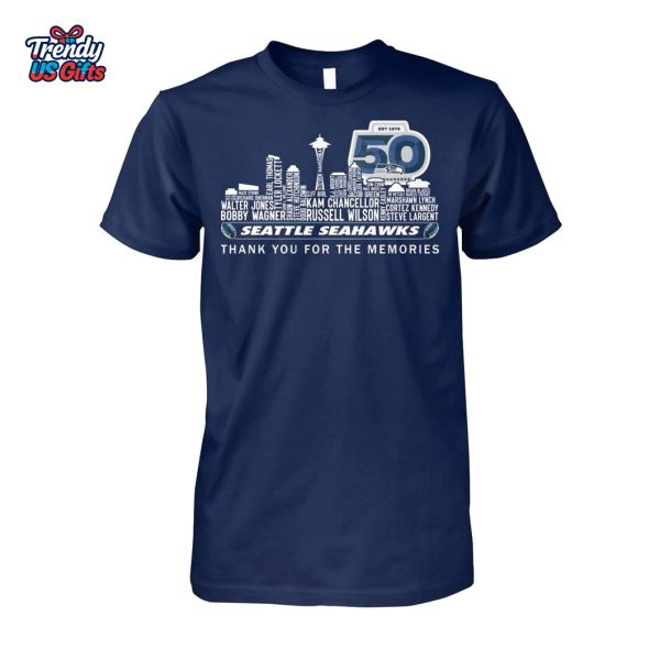 Seattle Seahawks 50th Anniversary 2025 T-Shirt