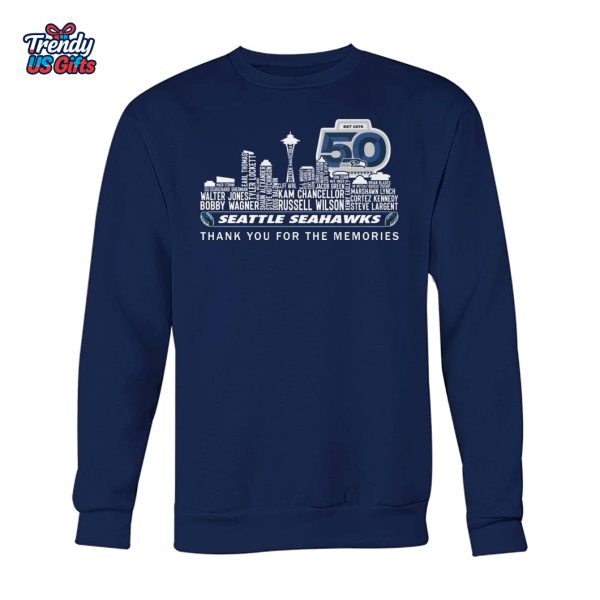 Seattle Seahawks 50th Anniversary 2025 T-Shirt