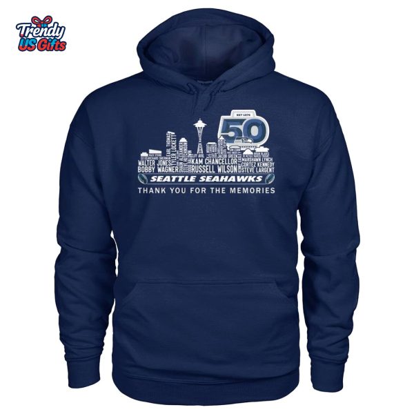 Seattle Seahawks 50th Anniversary 2025 T-Shirt