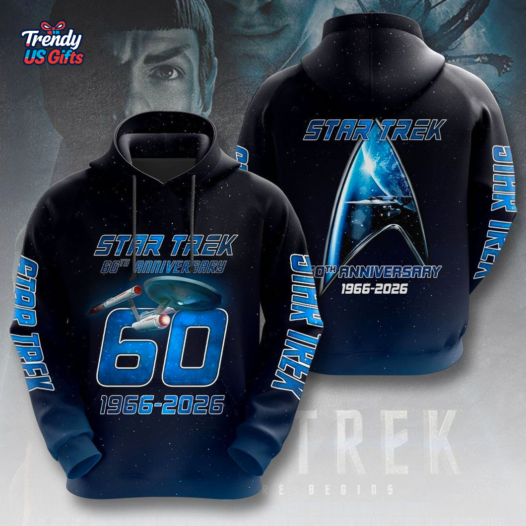 Star Trek 60th Anniversary 1966-2026 T-Shirt Star Trek 60th Anniversary 1966-2026 T-Shirt