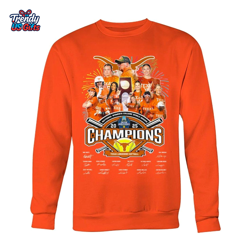 Texas Longhorns Softball 2025 NCAA Champions T-Shirt Texas Longhorns Softball 2025 NCAA Champions T-Shirt