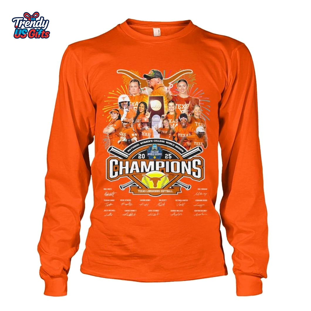 Texas Longhorns Softball 2025 NCAA Champions T-Shirt Texas Longhorns Softball 2025 NCAA Champions T-Shirt