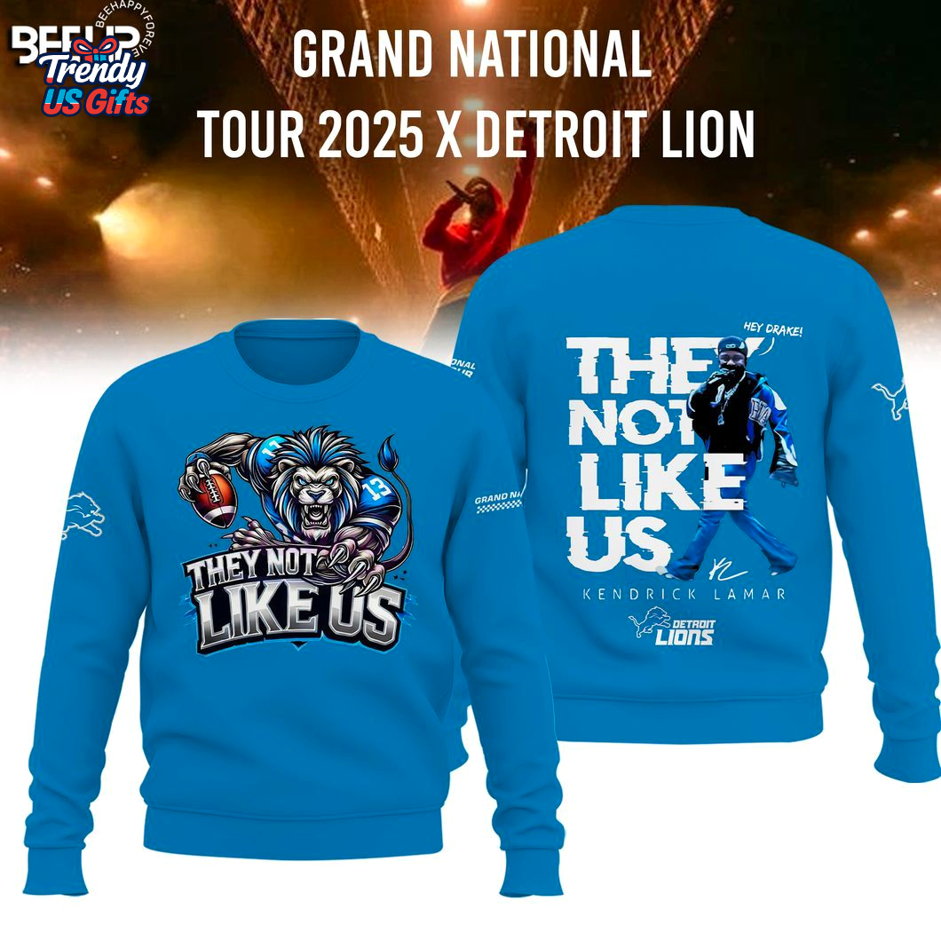 They Not Like Us Tour 2025 x Lions Special T-Shirt They Not Like Us Tour 2025 x Lions Special T-Shirt
