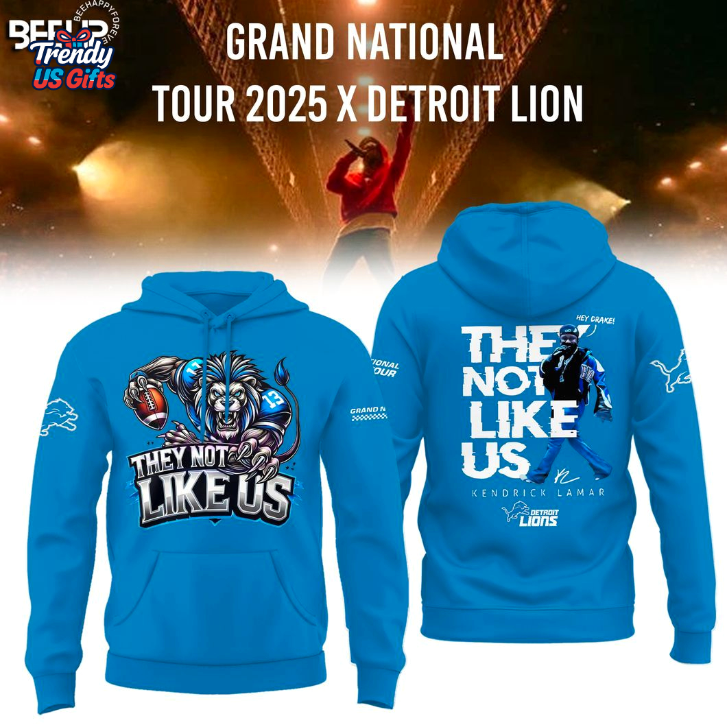 They Not Like Us Tour 2025 x Lions Special T-Shirt They Not Like Us Tour 2025 x Lions Special T-Shirt