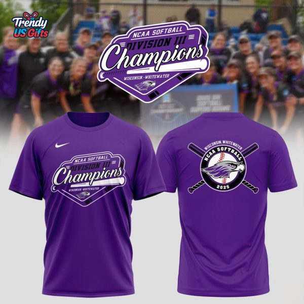 Trine Thunder Softball NCAA Division III 2025 Champions Shirt