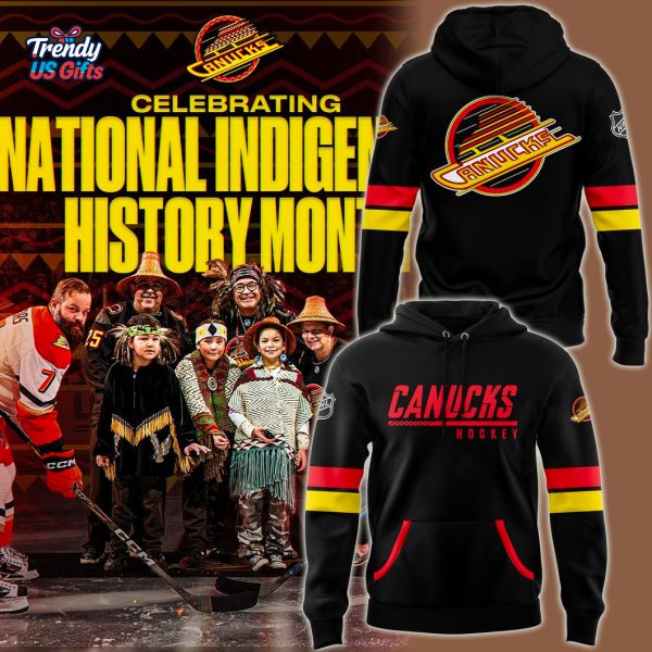 Vancouver Canucks National Indigenous History Month 2025 Hoodie