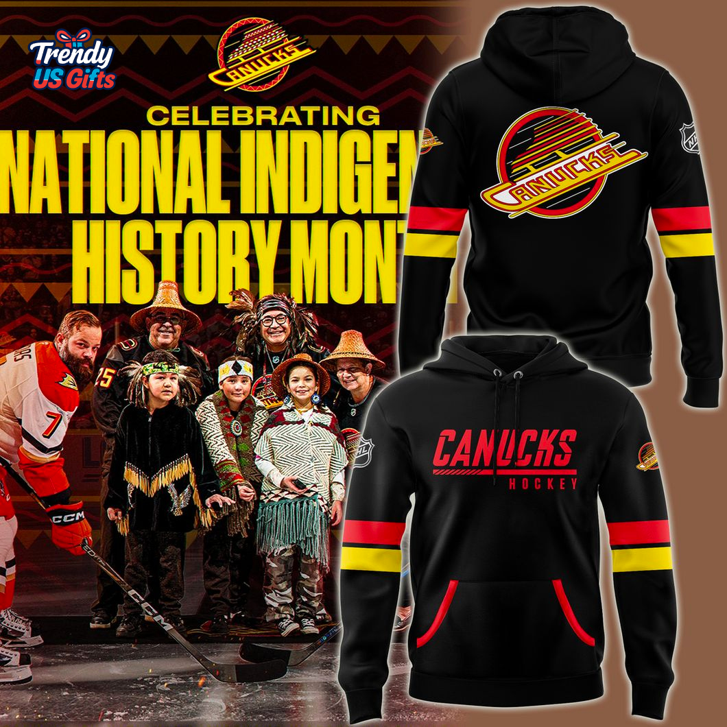 Vancouver Canucks National Indigenous History Month 2025 Hoodie Vancouver Canucks National Indigenous History Month 2025 Hoodie